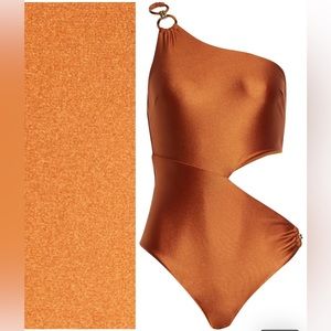 ZIMMERMANN Asymmetric Cutout One-Shoulder One-Piece Swimsuit